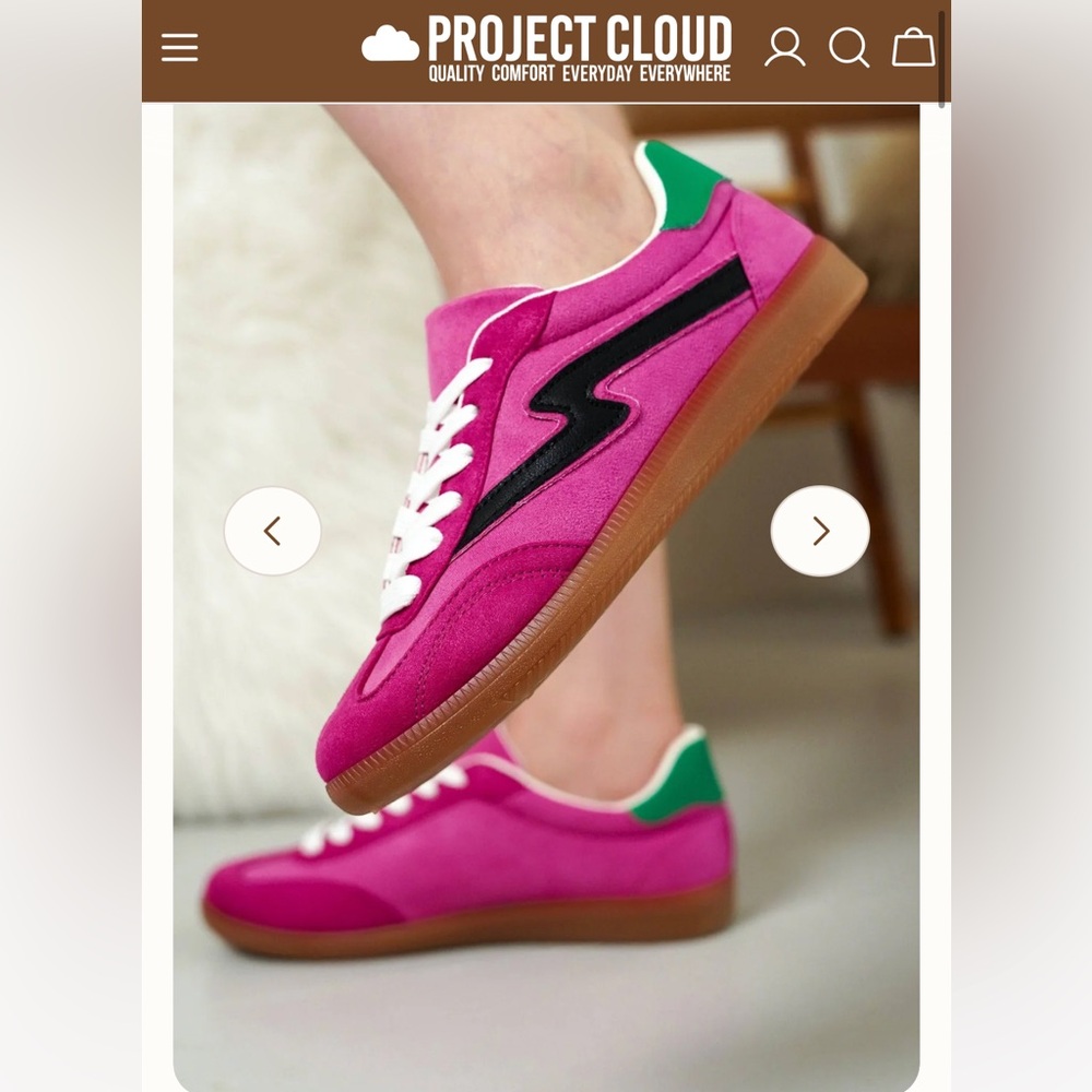 Pink & Green Project Cloud Sneakers